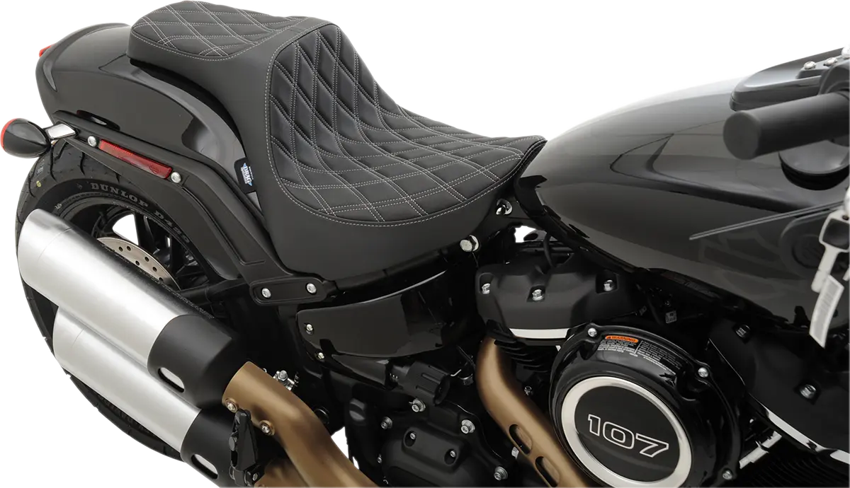 Drag Specialties Predator Iii Seat - For Harley Davidson