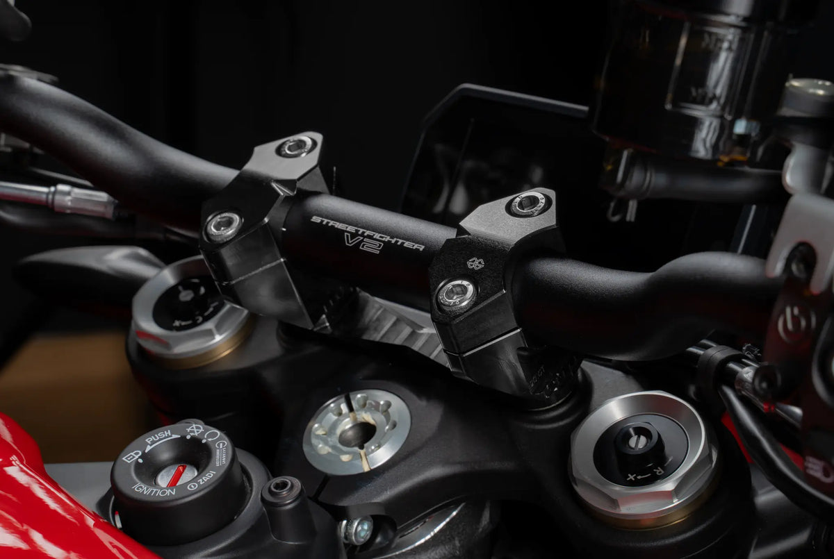 Gilles Tooling Adjustable Handlebar Risers for Ducati Monster/SF