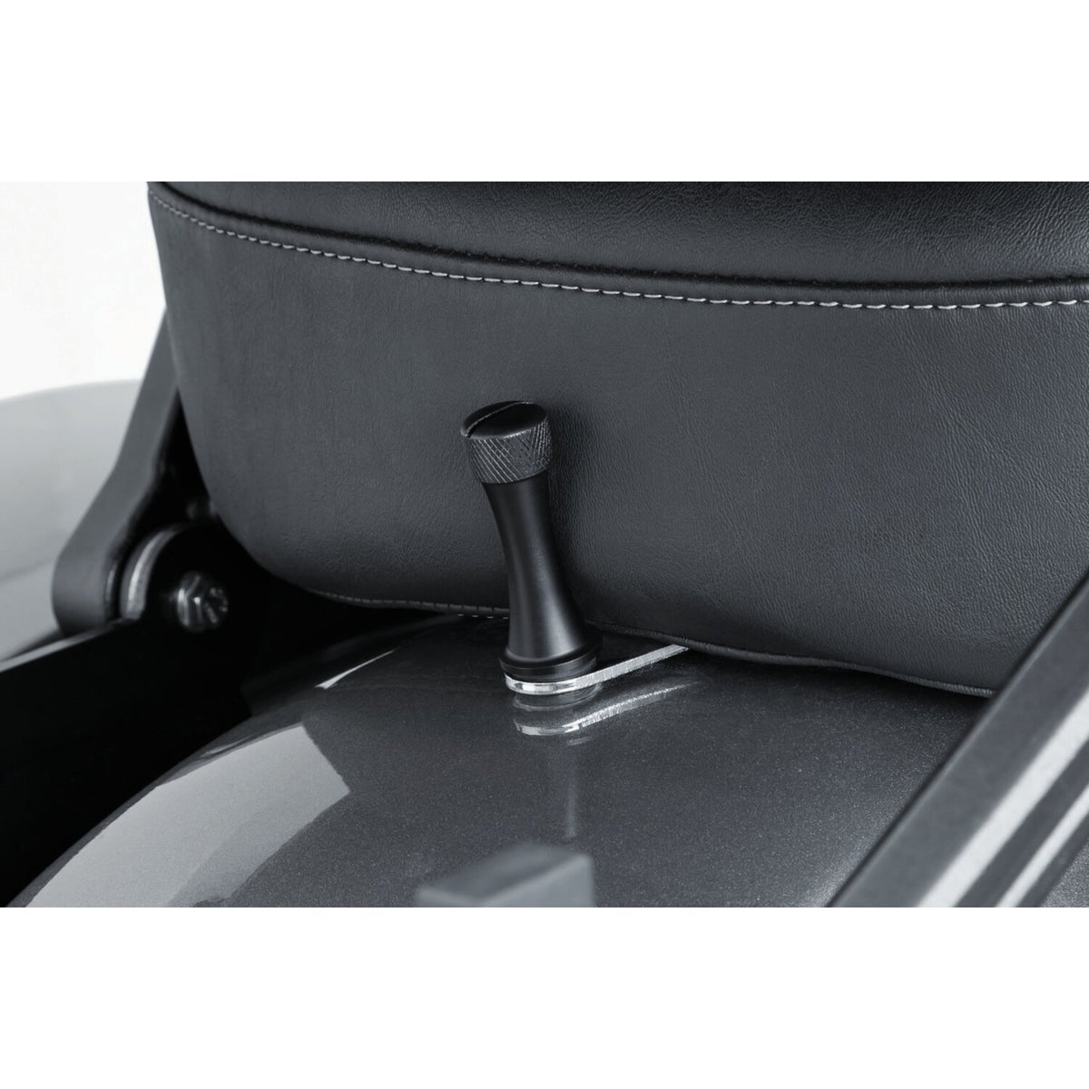 Kuryakyn Extended 1/4"-20 seat screw - Satin black