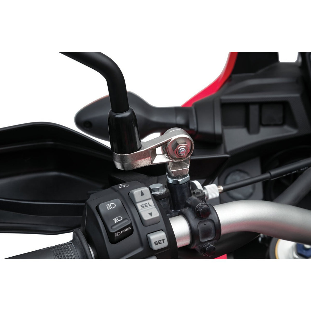 Kuryakyn Lodestar folding mirror extensions - aluminum