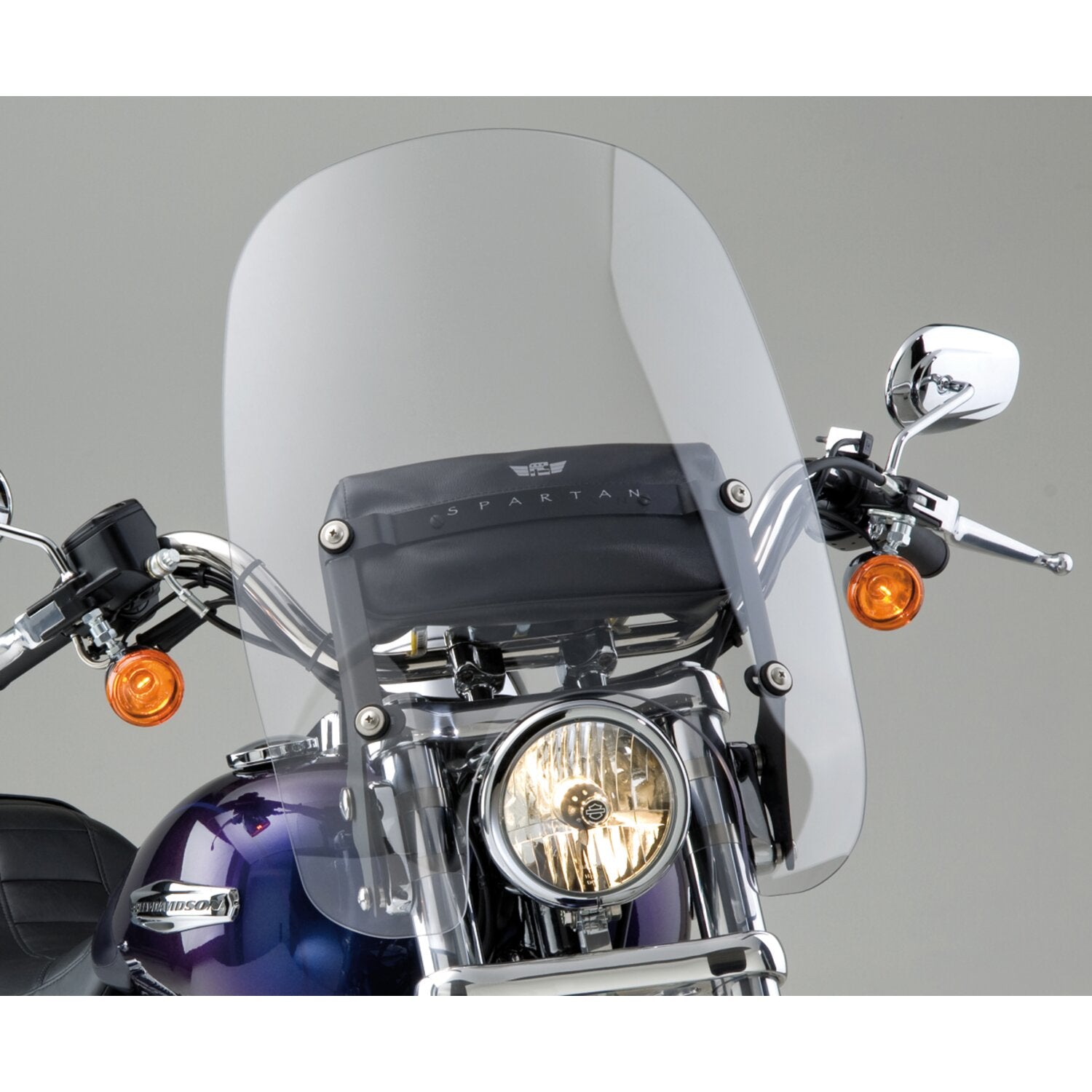 National Cycle Spartan® Quick Release Windshield - Clear 18.50" high