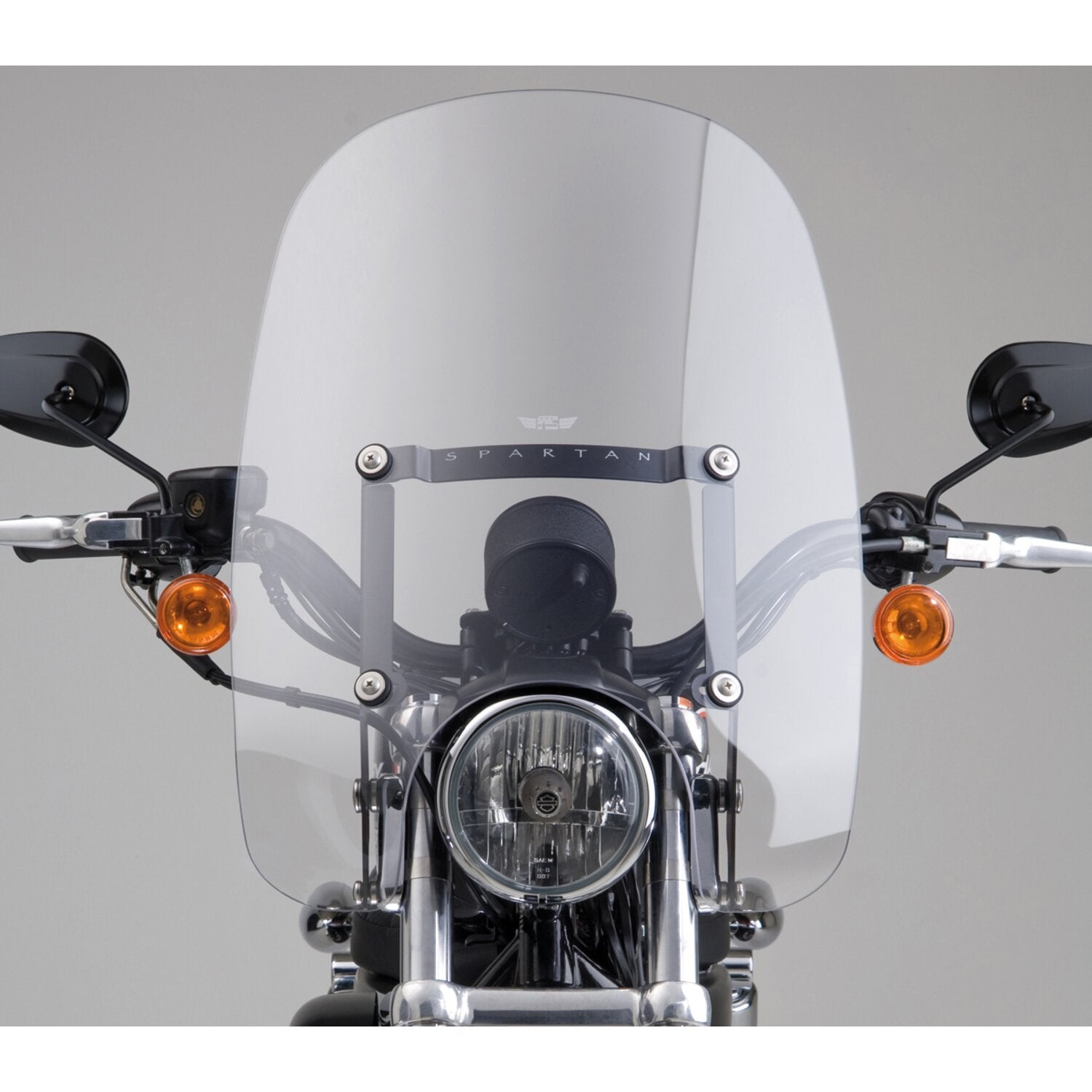 National Cycle Spartan® Quick Release Windshield - Clear 16.25" high