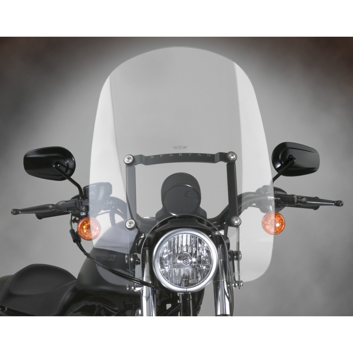 National Cycle Spartan® Quick Release Windshield - Clear 16.25" high
