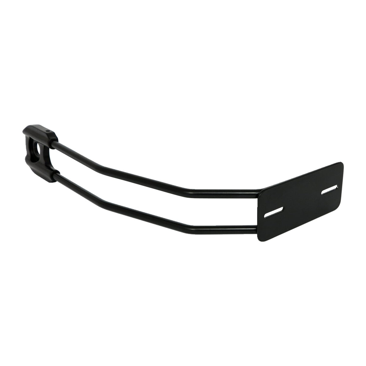 MCS Behind tire license plate holder axle mount - Black