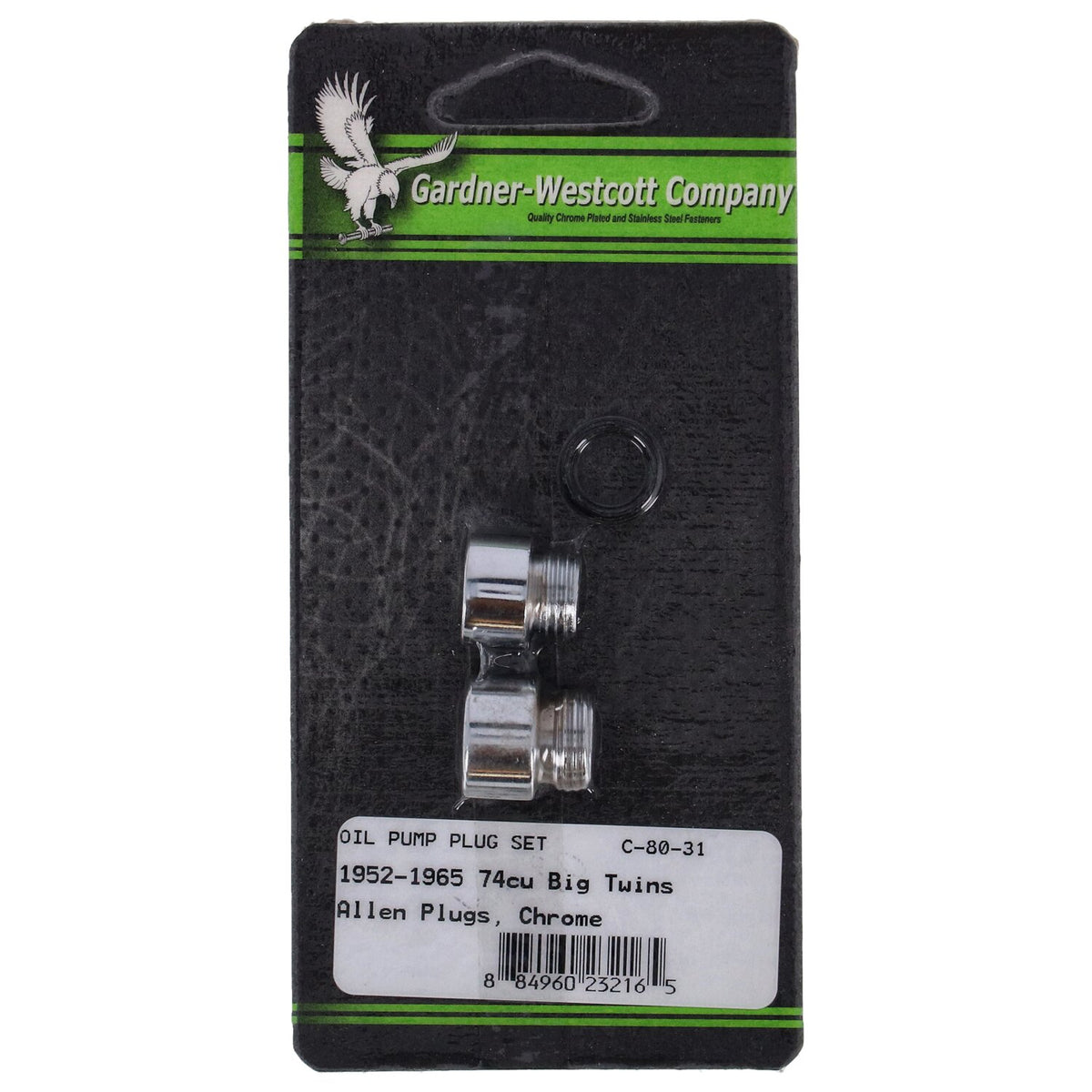 Gardner-Westcott Oil pump & crankcase plug set allen