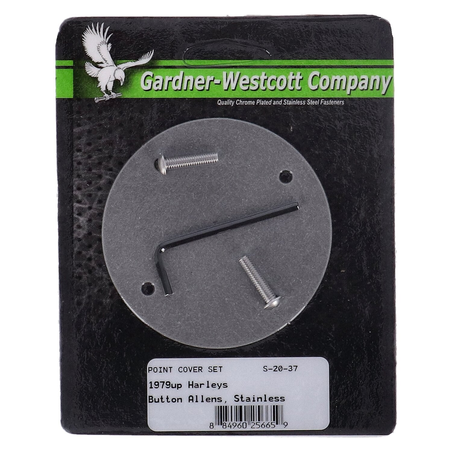 Gardner-Westcott point cover mount kit - Stainless buttonhead allen