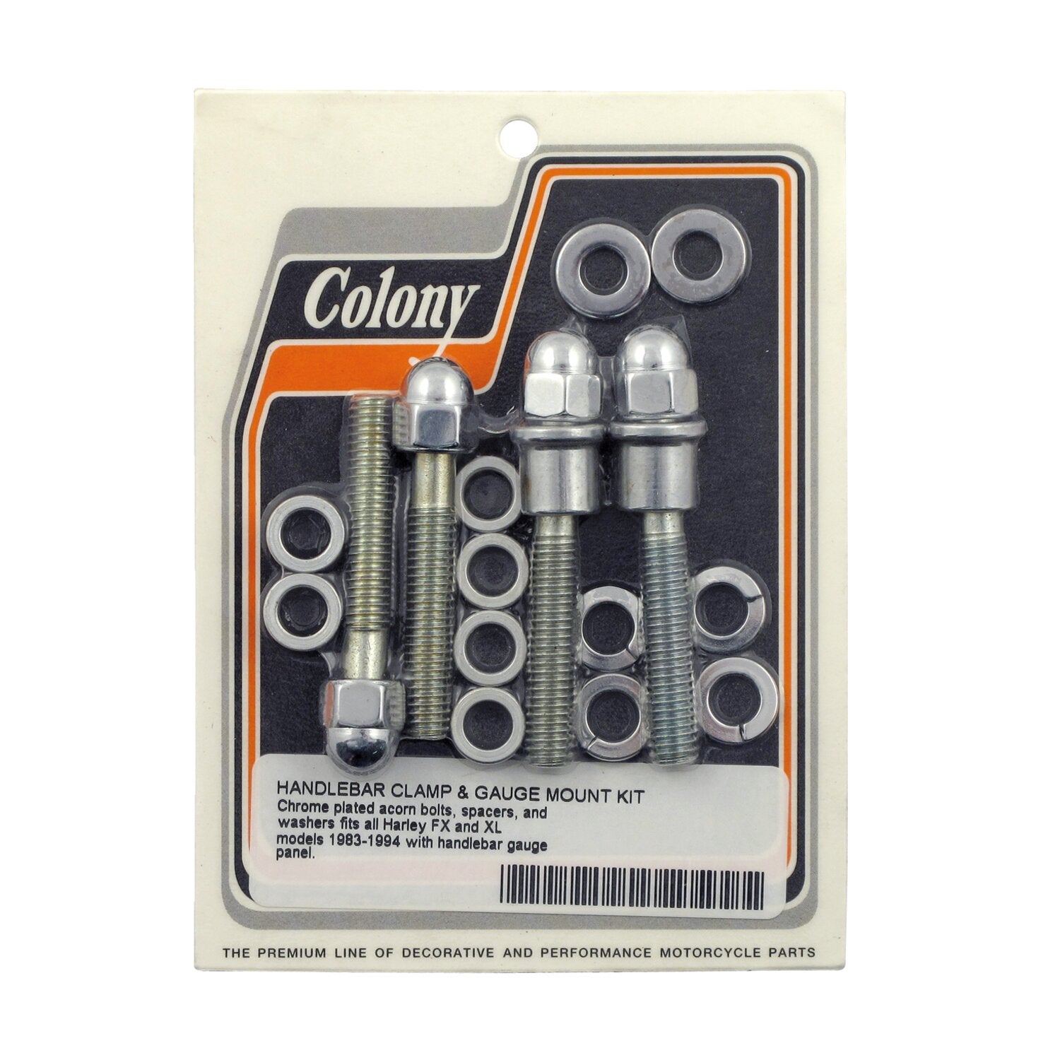 Colony handlebar clamp & gauge mount kit - Acorn