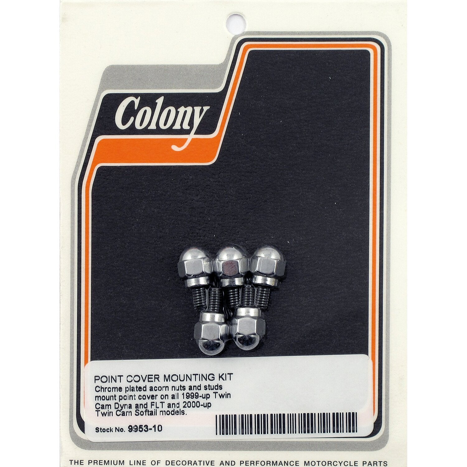 Colony point cover mount kit - Acorn chrome