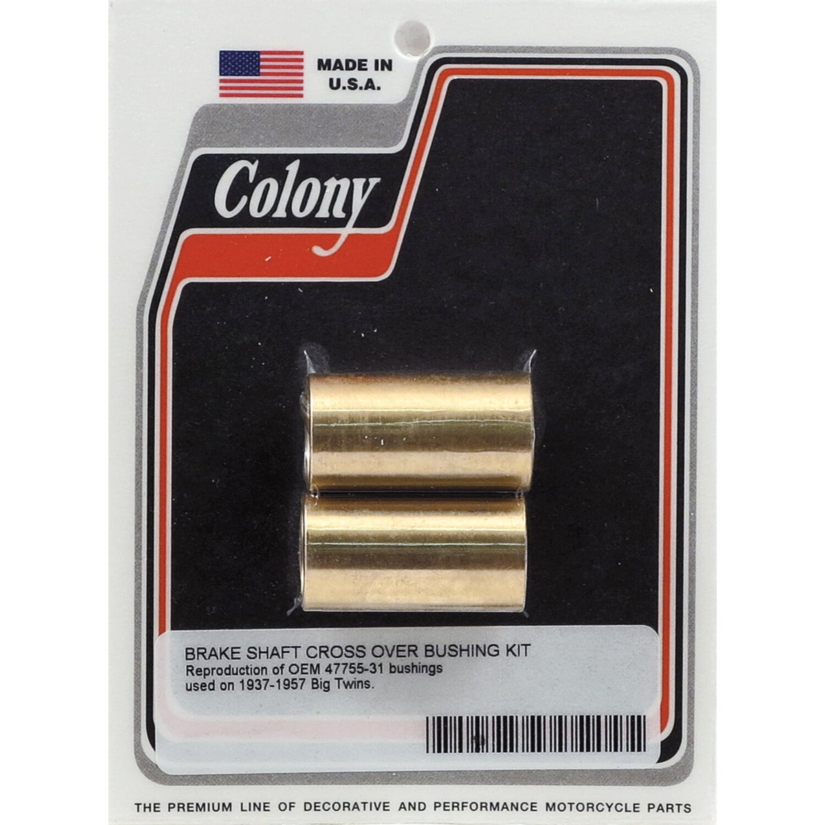 Colony brake shaft crossover bushing set