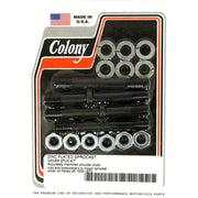 Colony sprocket cover mount kit - Zinc