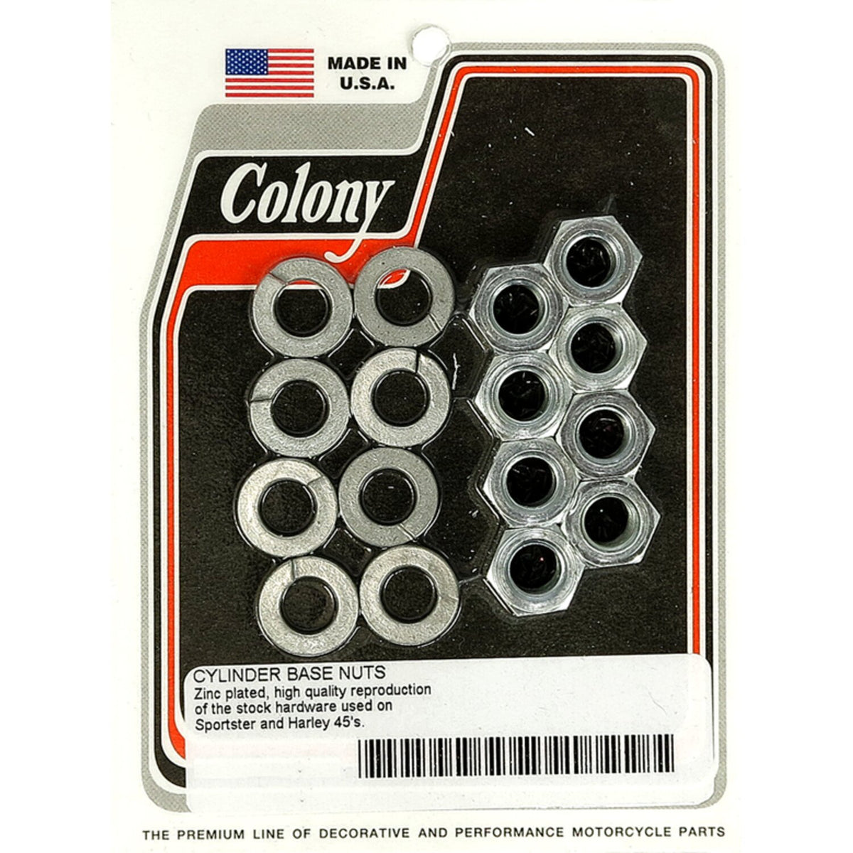 Colony cyl base nut kit