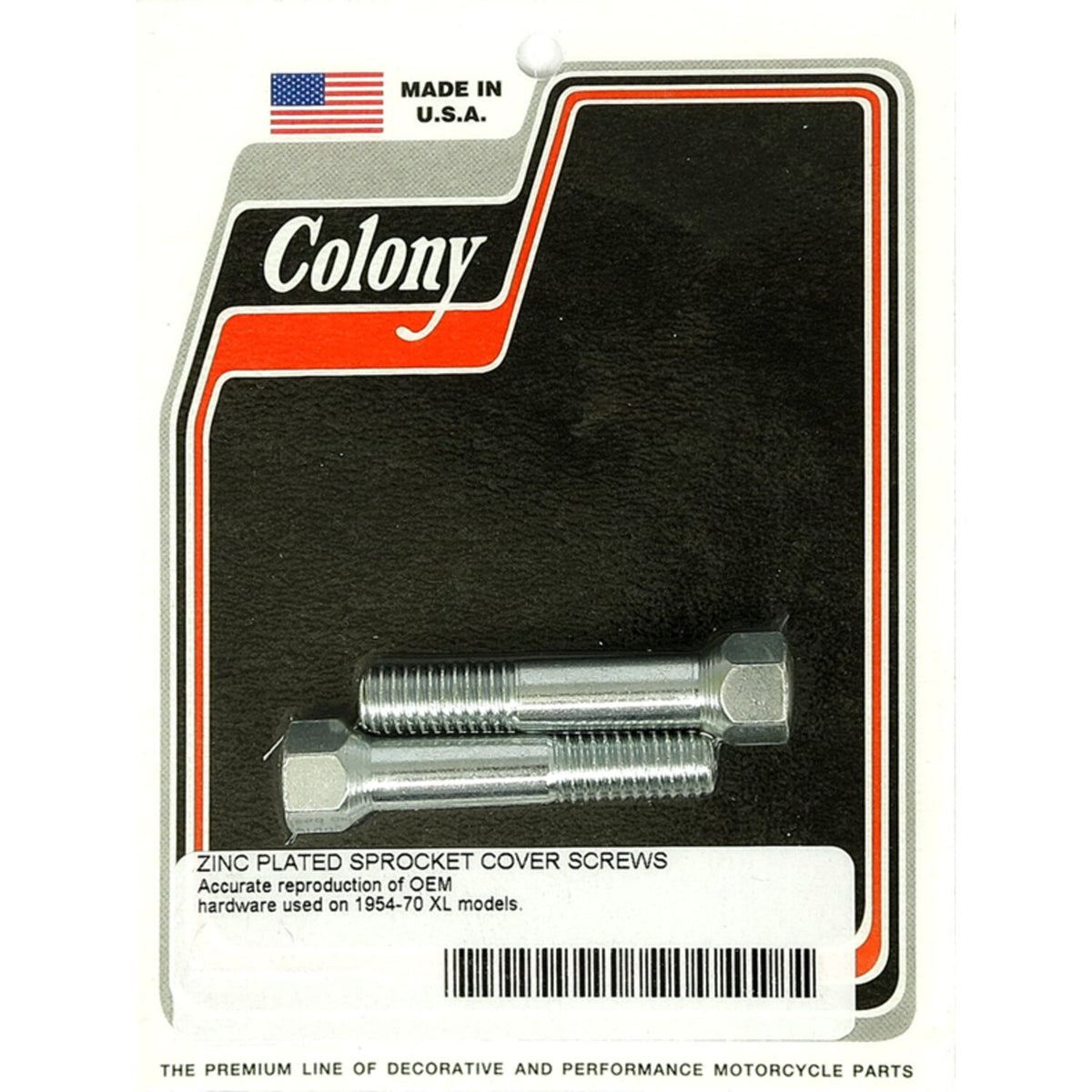 Colony sprocket cover mount kit - Zinc