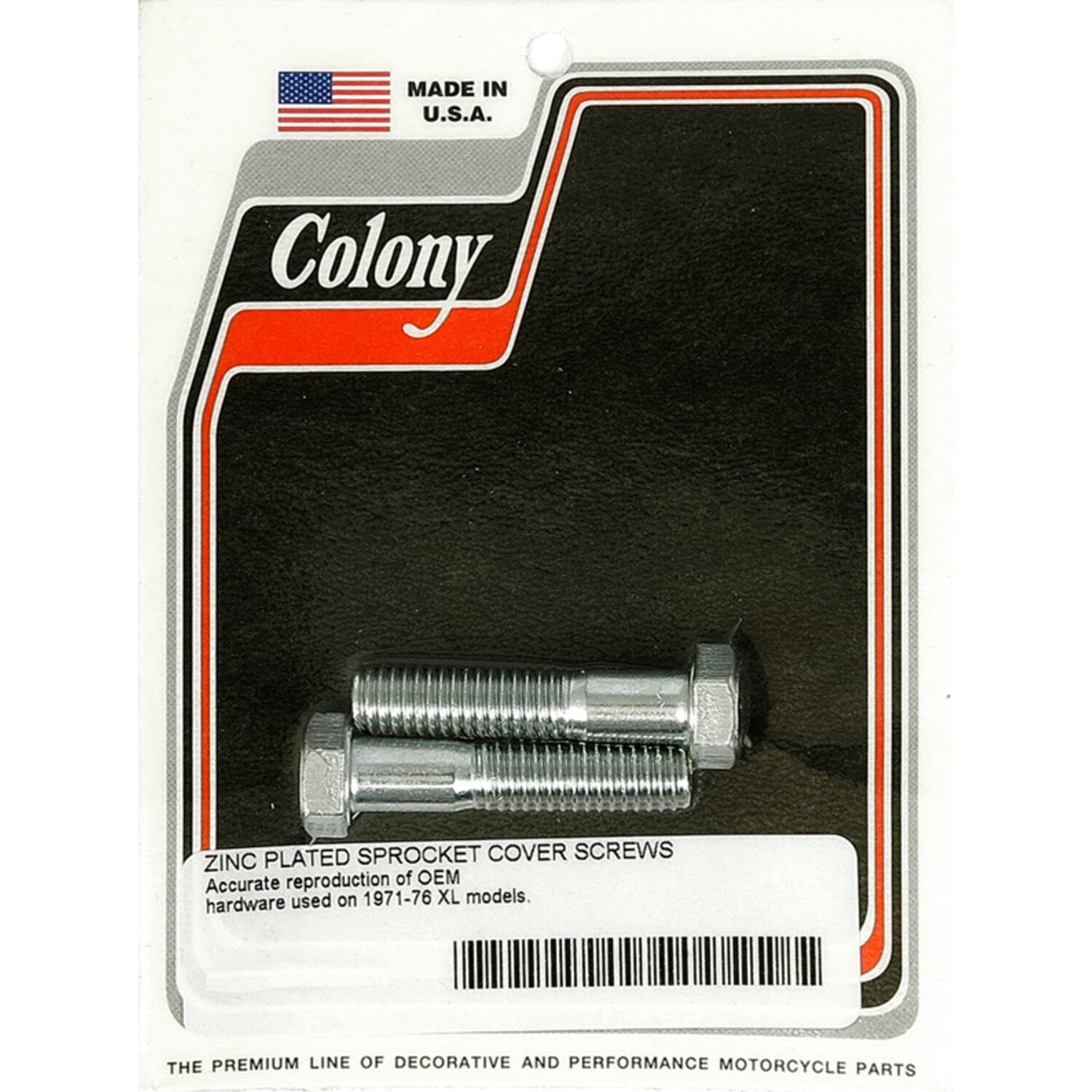 Colony sprocket cover mount kit - Zinc