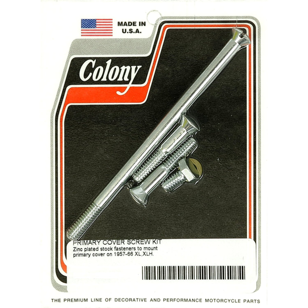 Colony primary mount kit slotted head zinc
