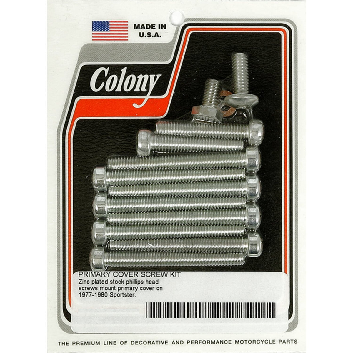 Colony primary mount kit phillips head zinc
