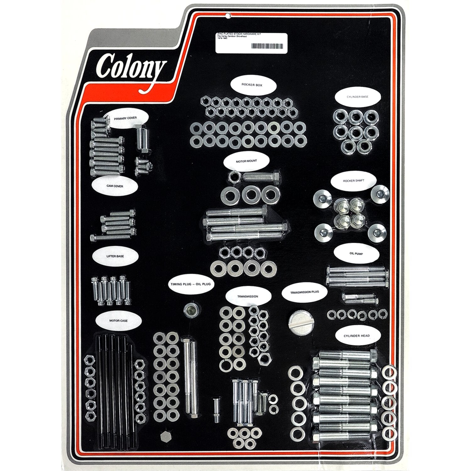 Colony motor screw set
