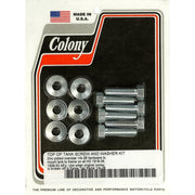 Colony gas tank mount kit - Zinc plated - Oversize