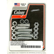 Colony floorboard and passenger peg mount kit - Zinc