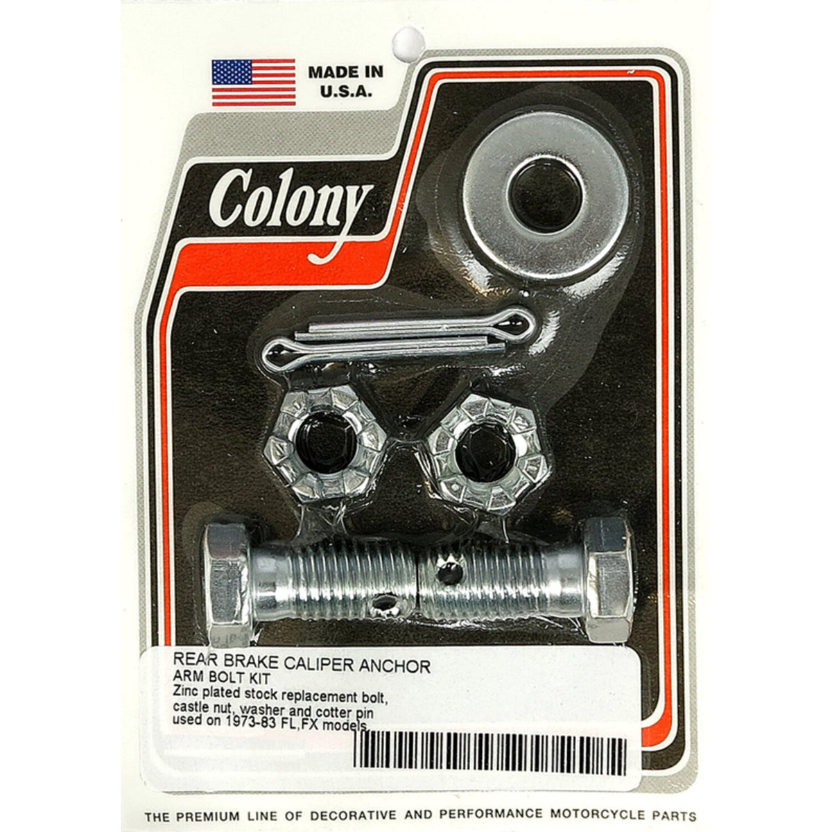 Colony caliper anchor arm mount bolt kt