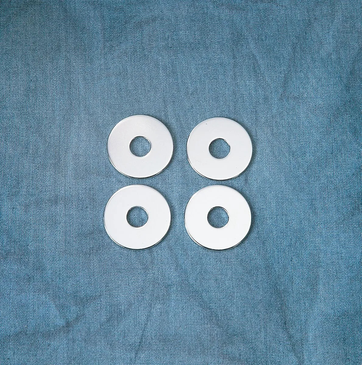 Drag Specialties Chrome Washer Set for 1/4" Bolts 7/8" OD