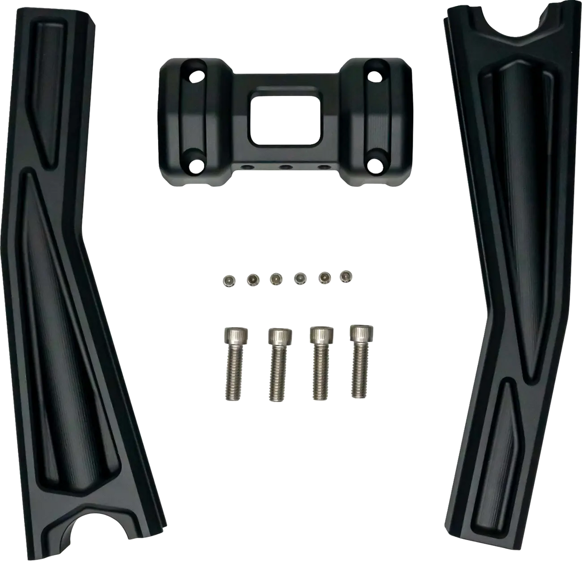 Kodlin USA Ascent Pro 10" Black Pullback Risers for Harley models