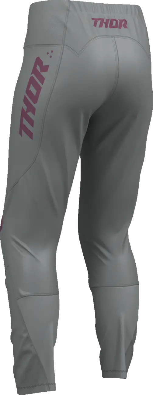 Thor Women's Ridemode Menace Racewear Pants - Gray/Purple