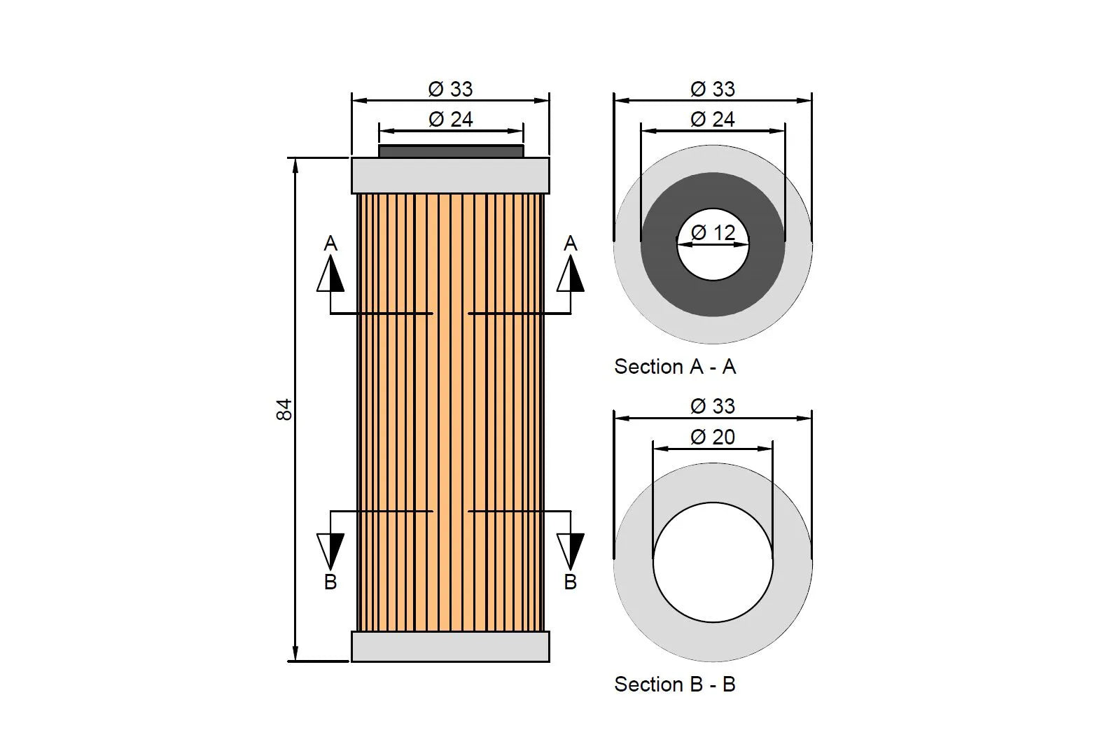 Twin Air Oil Filter For Oil Cooler