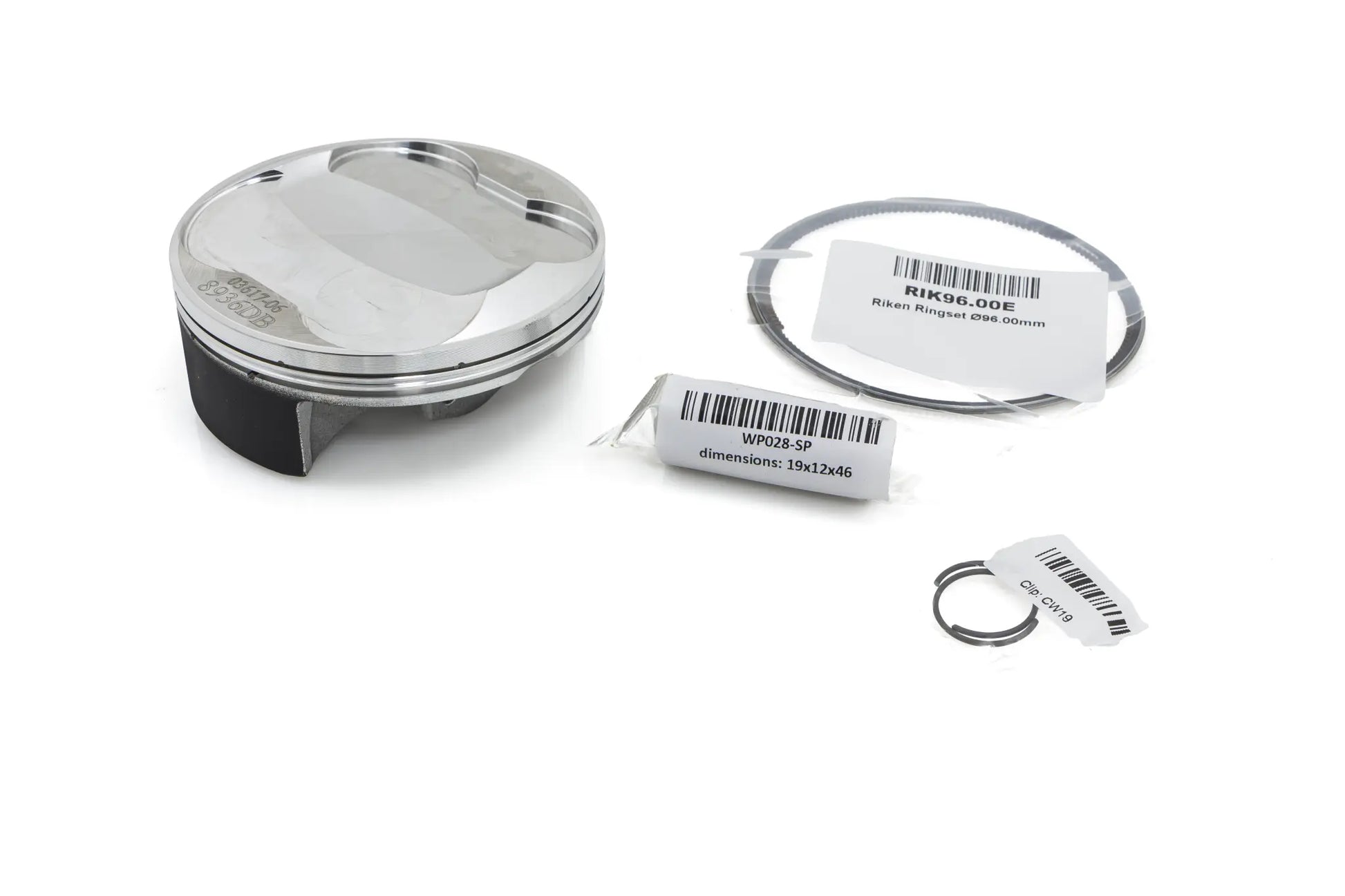 Wossner Premium Series Piston Kit 13.5:1 Compression