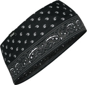 Zan Headgear SportFlex Paisley Headband 4" Width