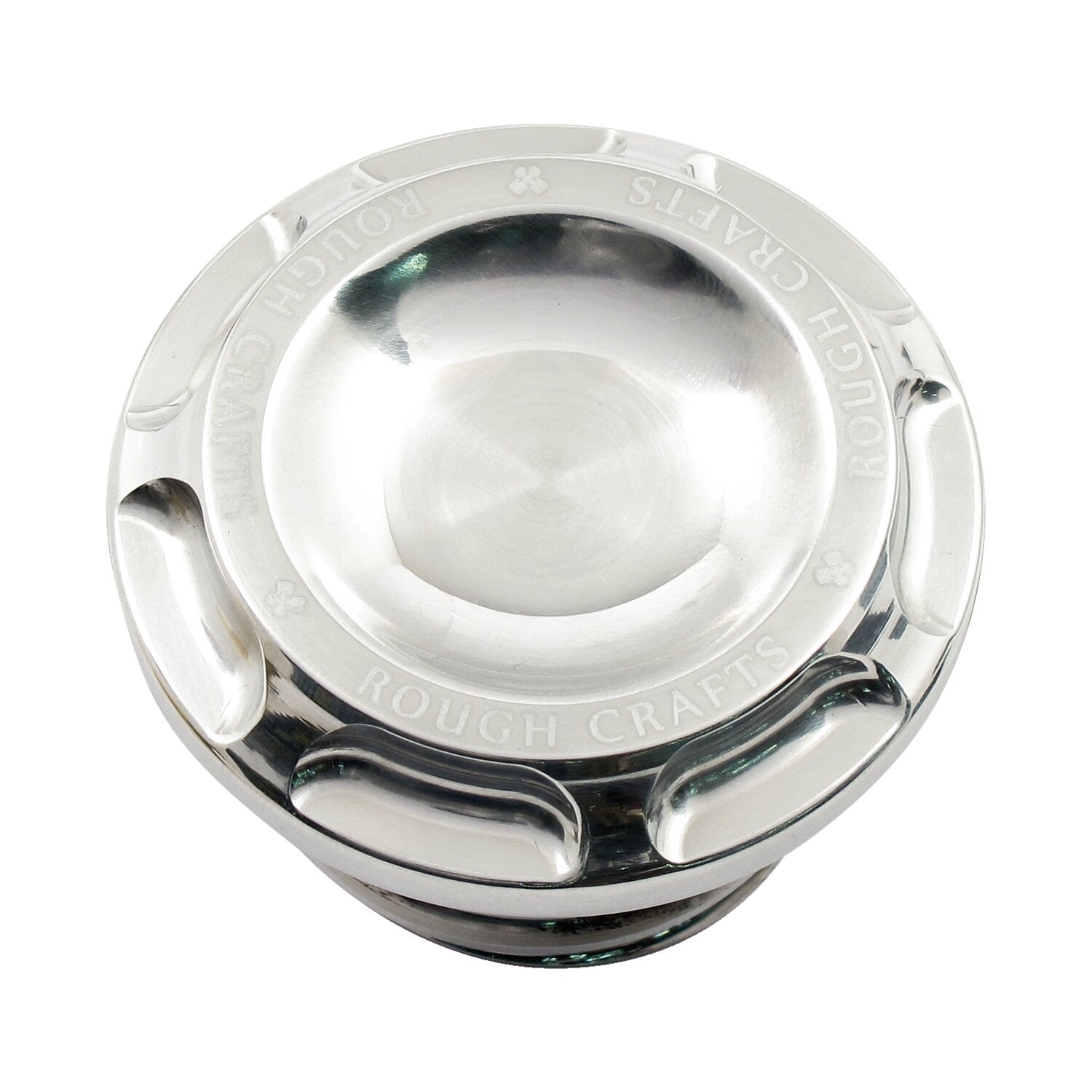 Rough Crafts 96-up Groove gas cap - Polished