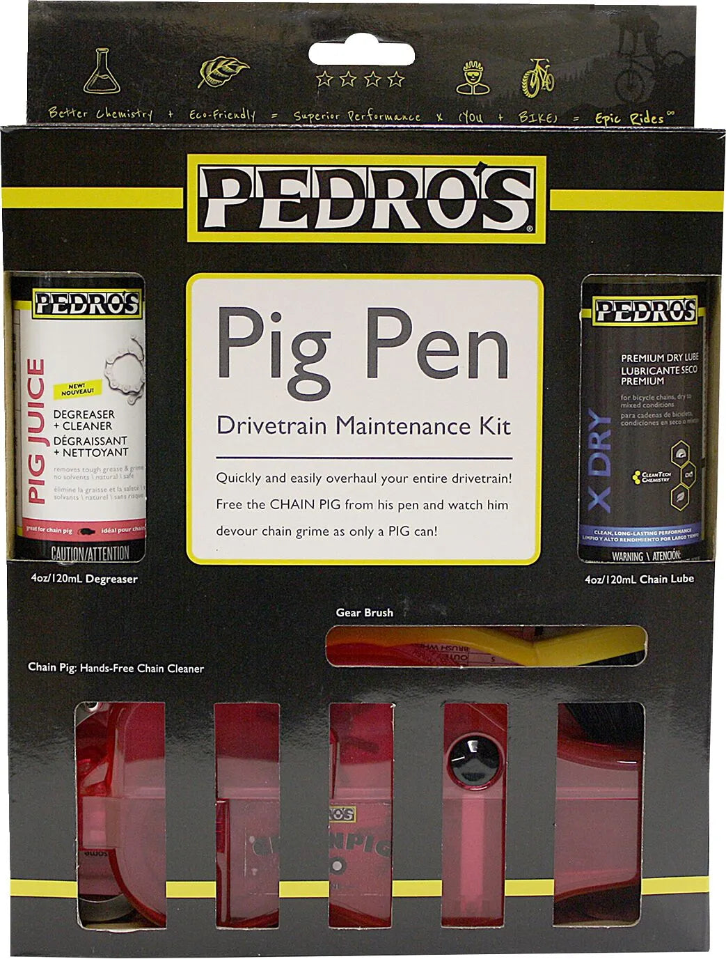 Pedro's Pig Pen Chain Cleaning Tool Kit