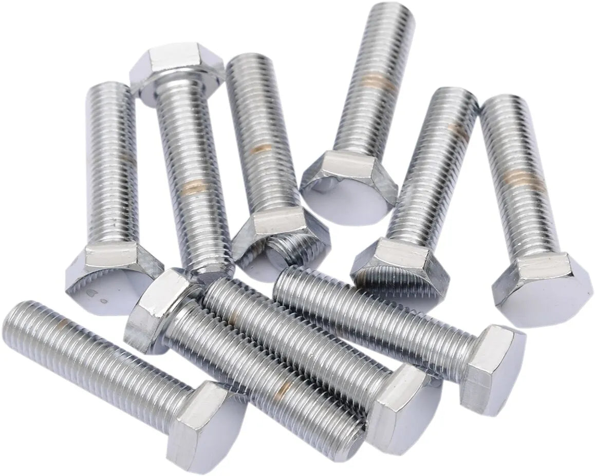 Drag Specialties 5/16-24x1" Chrome Hex Head Bolt
