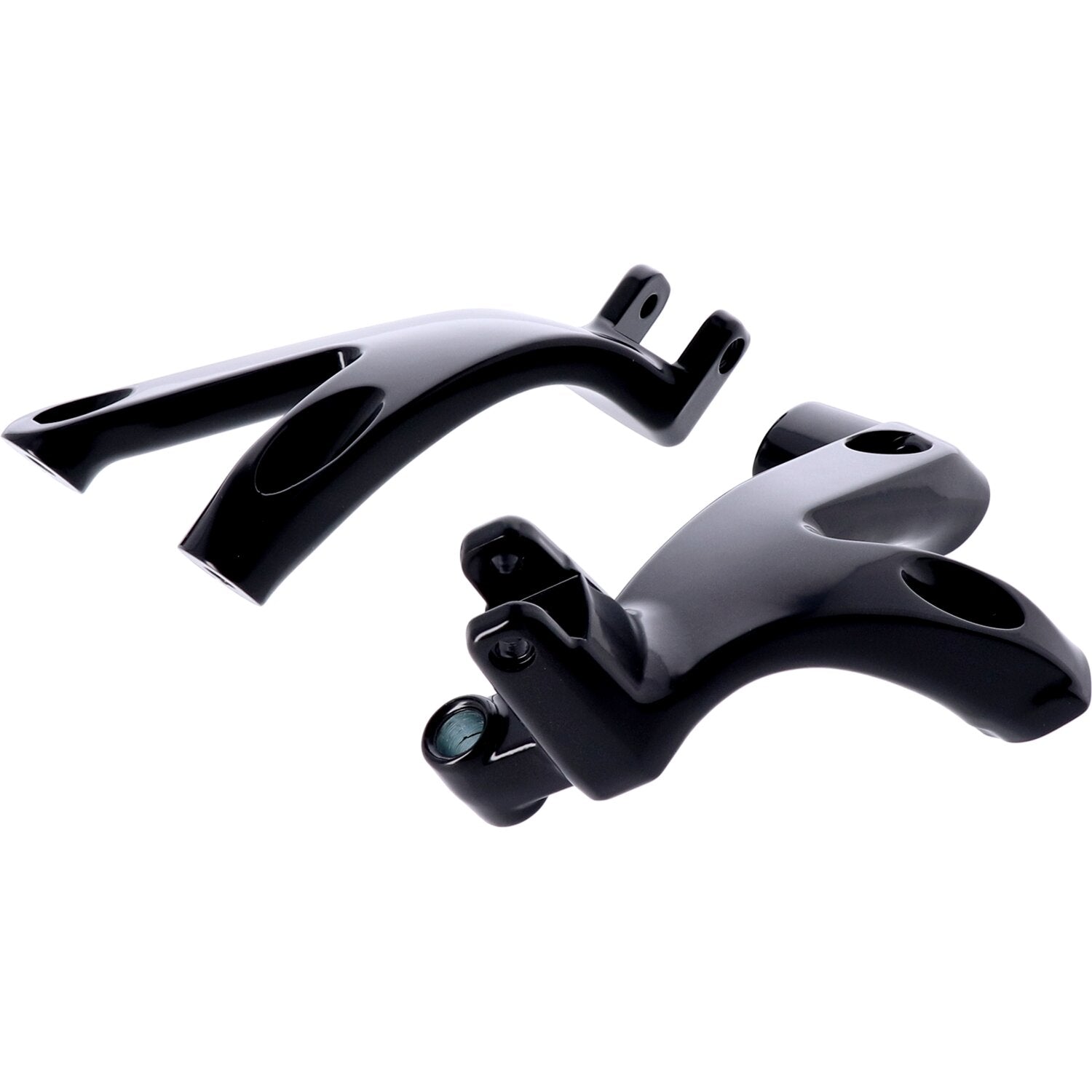 MCS M8 Softail floorboard to foot peg conversion bracket set