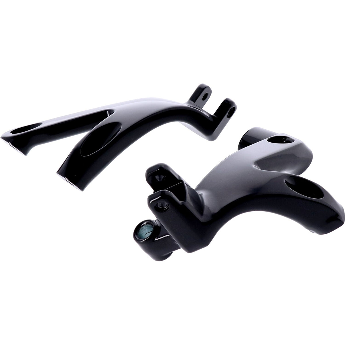MCS M8 Softail floorboard to foot peg conversion bracket set
