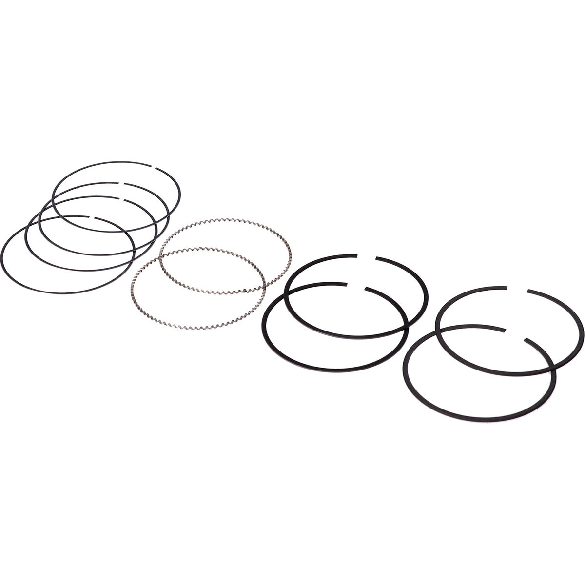 Hastings 114" M8 chrome piston ring set - +.020"