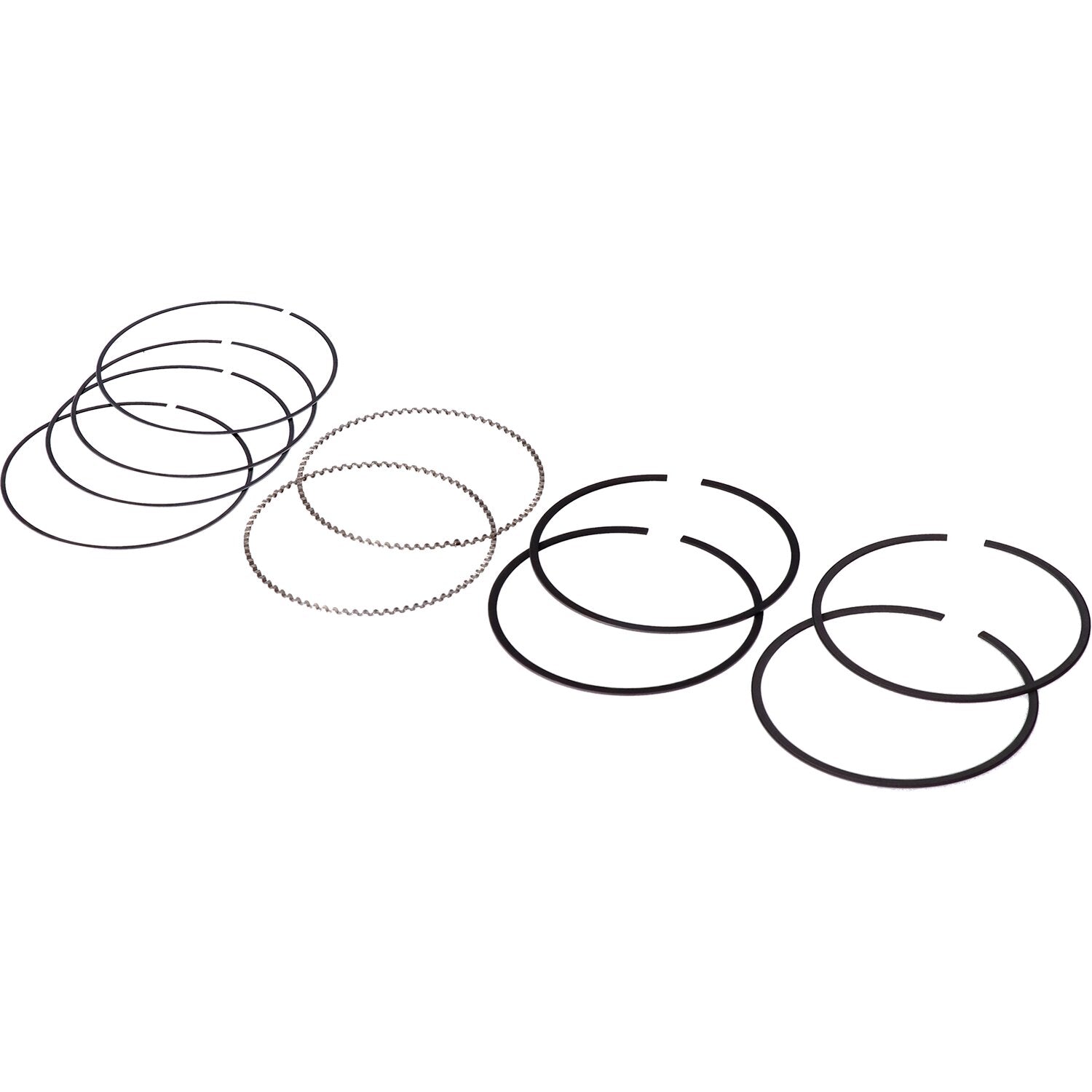 Hastings 114" M8 chrome piston ring set - +.020"