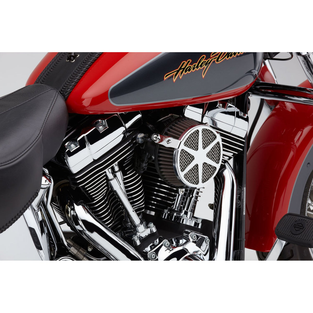 Cobra Naked air cleaner kit - Spoke - Chrome