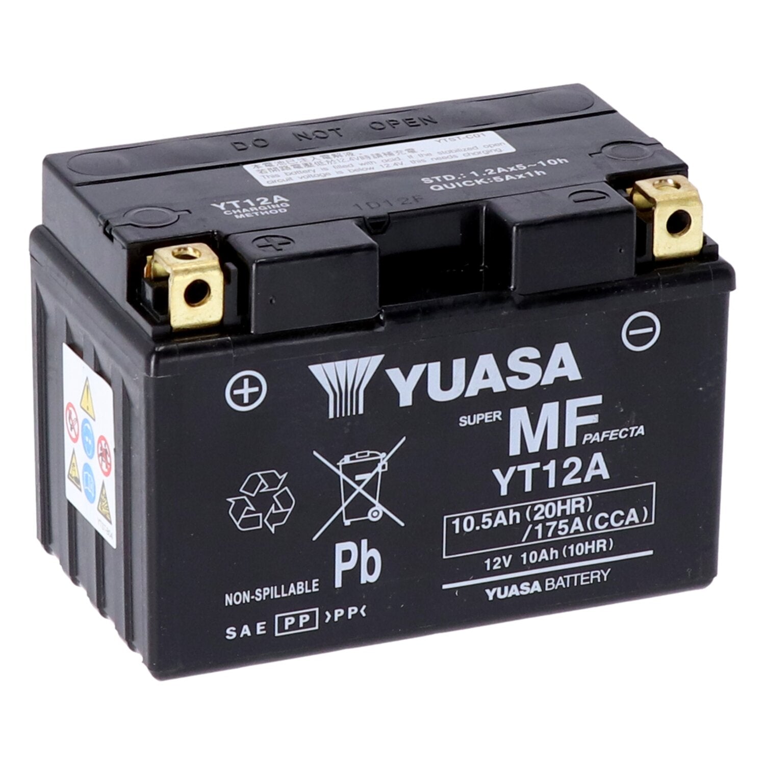 Yuasa High performance AGM battery YT12A-WC
