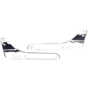 Highway Hawk brackets for Wide sissybar - Chrome