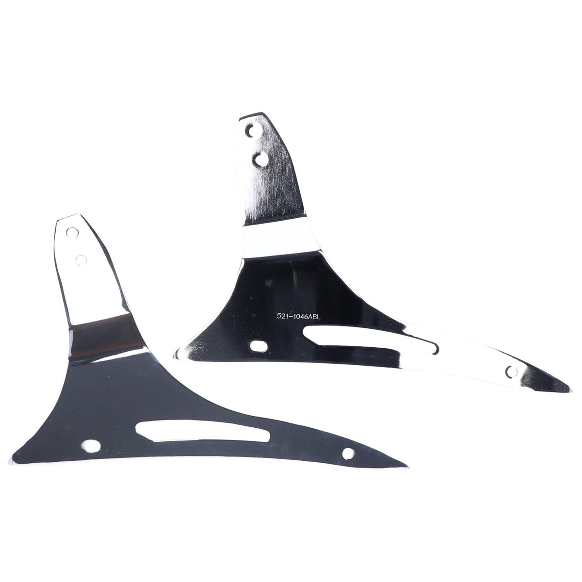 Highway Hawk brackets for Wide sissybar - Chrome