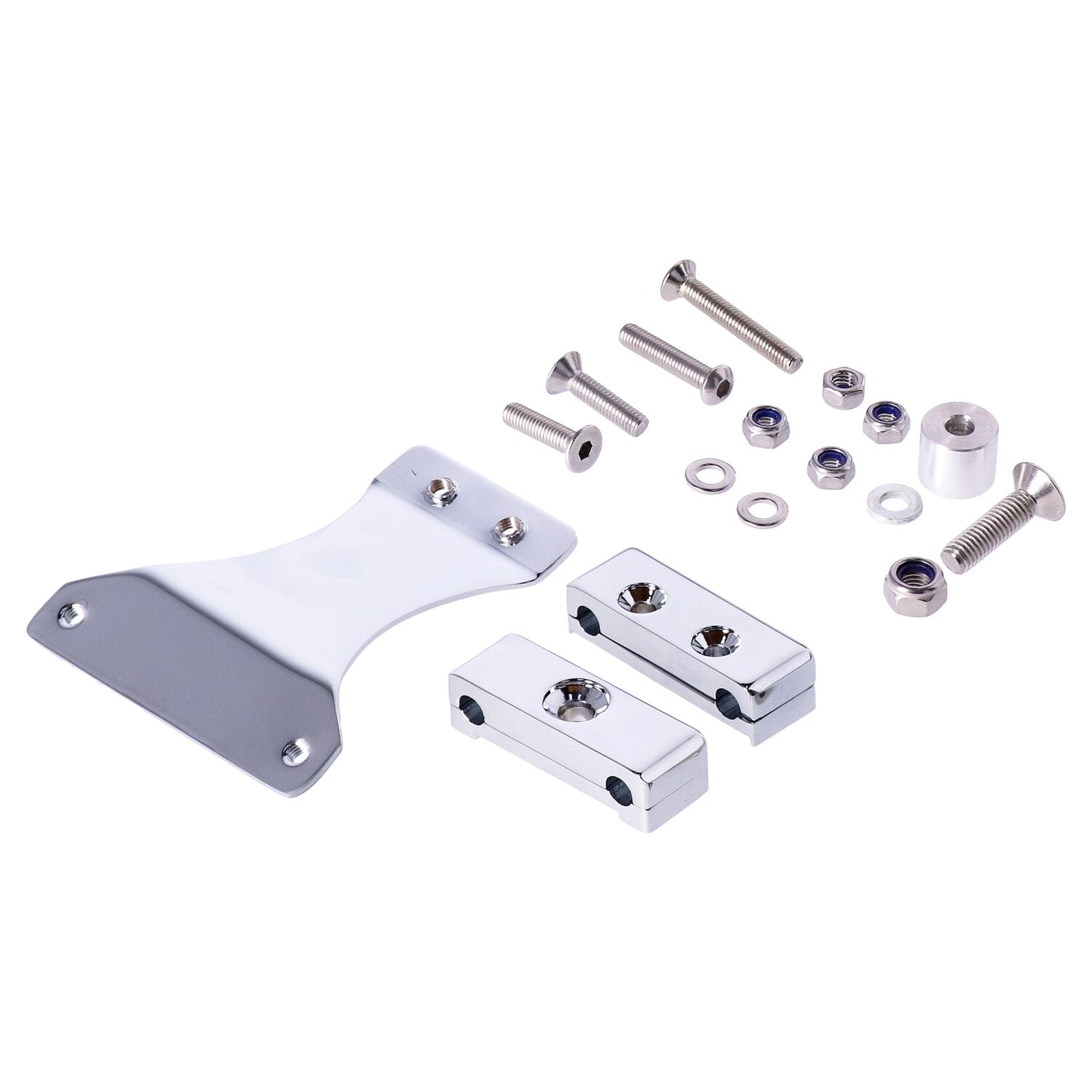 Highway Hawk solo rack Tubular - Chrome