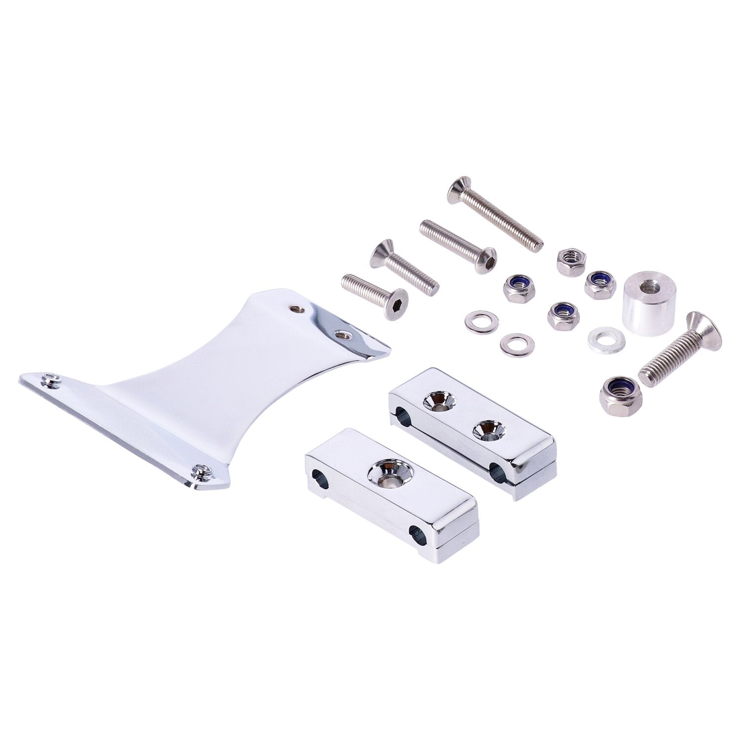 Highway Hawk solo rack Tubular - Chrome