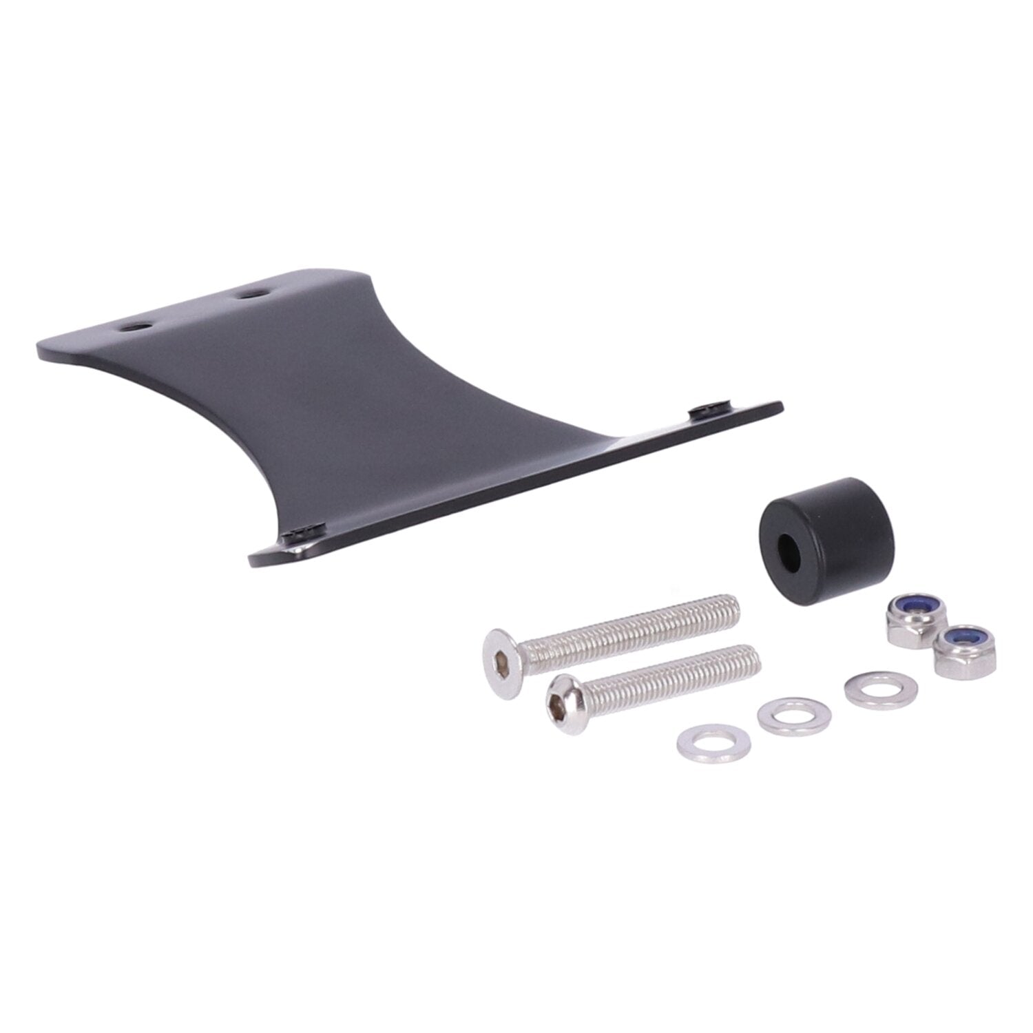 Highway Hawk solo rack Billet - Gloss black