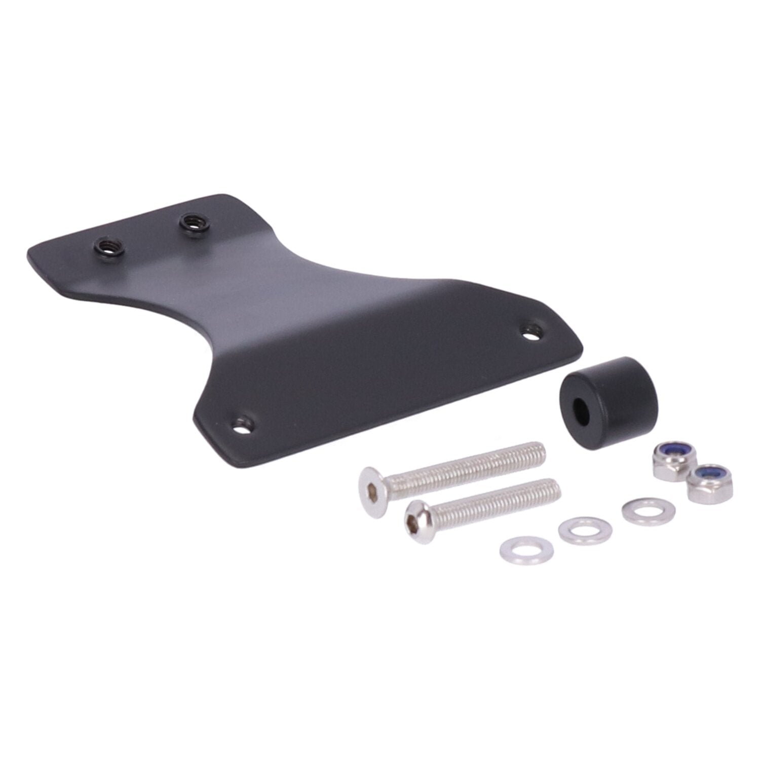 Highway Hawk solo rack Billet - Gloss black