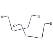 Highway Hawk saddlebag support kit - Chrome