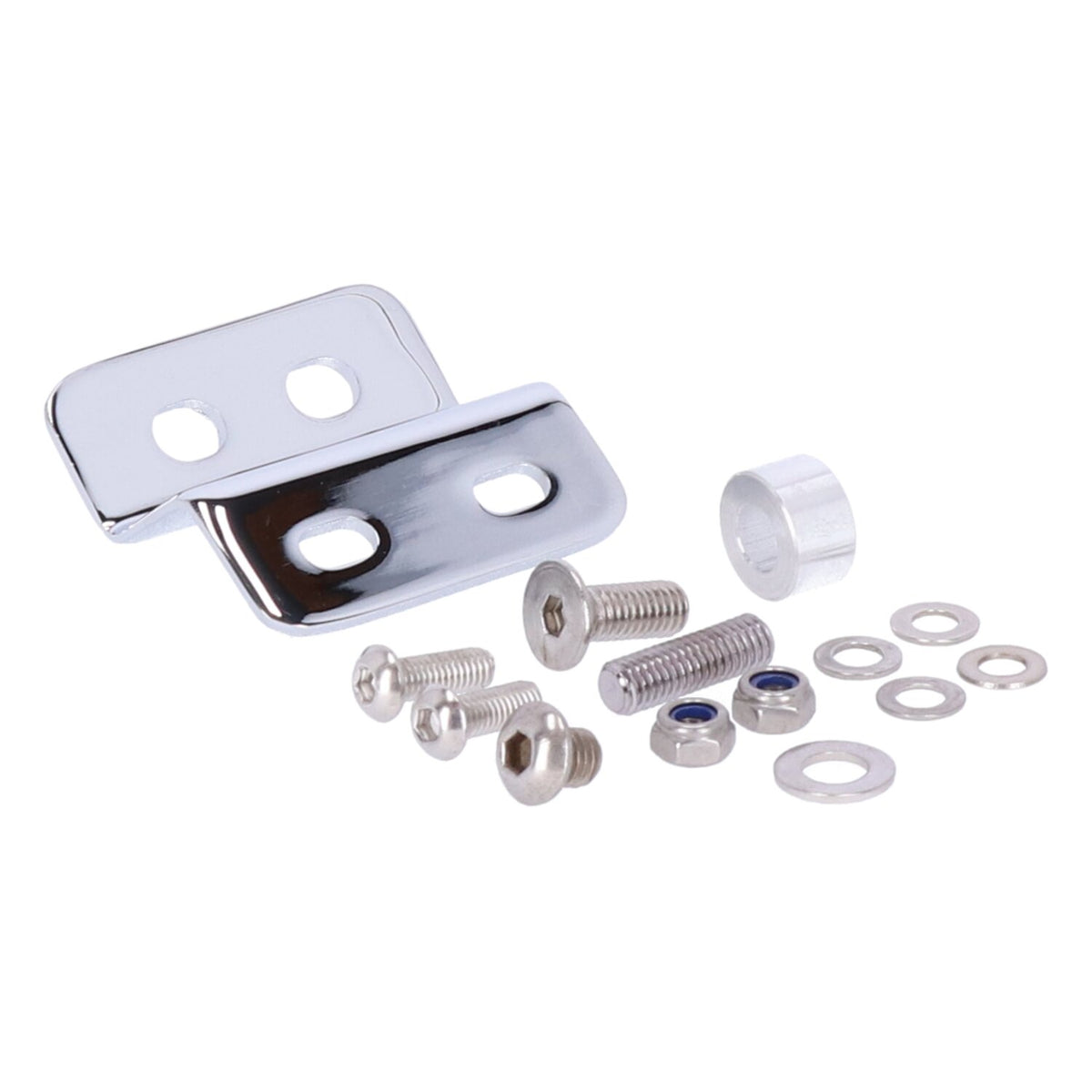 Highway Hawk solo rack Billet - Chrome
