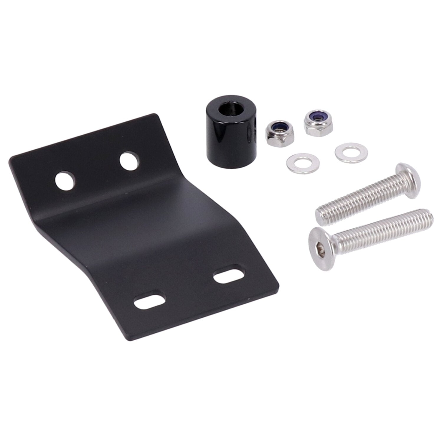 Highway Hawk solo rack Billet - Gloss black