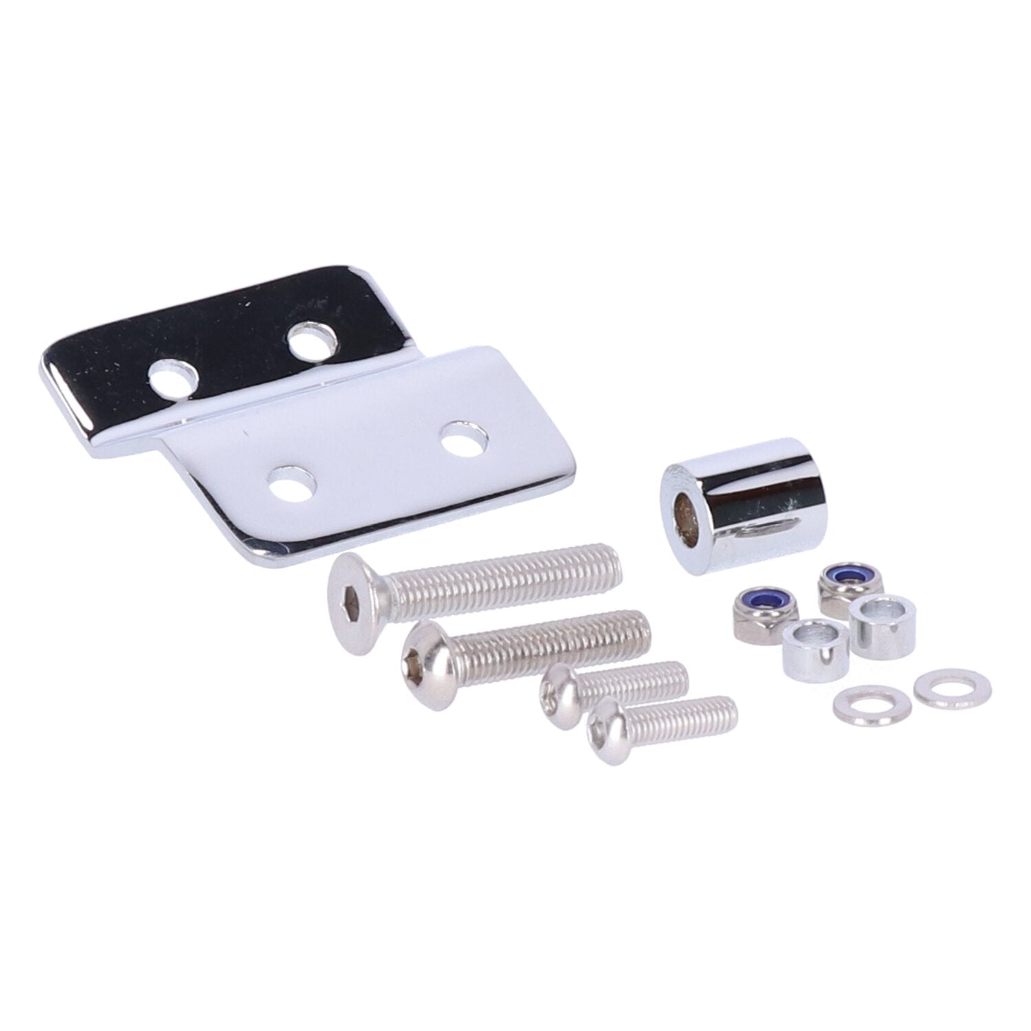 Highway Hawk solo rack Billet - Chrome