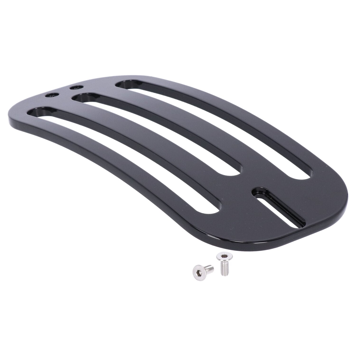 Highway Hawk solo rack Billet - Gloss black