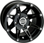 Moose Offroad 387x Wheel - 12 Inch Black Gloss